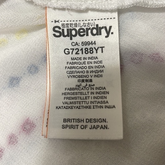 Superdry SKIRT MULTICOLOR SKIRT - Picture 6 of 7
